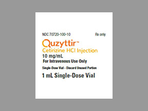 Quzyttir Vial — prescription drug image