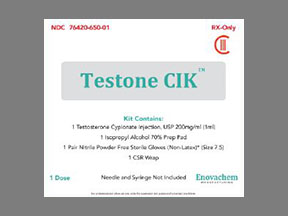 Testone Cik Box — prescription drug image