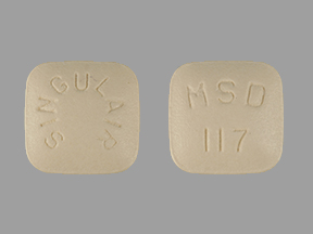 Singulair Tablet — prescription drug image