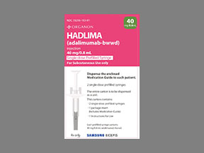 Hadlima Syringe — prescription drug image