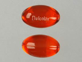 Dulcolax Stool Softener Bottle — prescription drug image