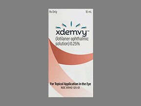 Xdemvy Bottle — prescription drug image