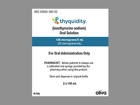 Thyquidity Bottle — prescription drug image