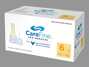Carefine Pen Needles Box — prescription drug image