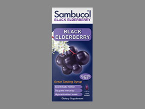 Sambucol Black Elderberry Bottle — prescription drug image