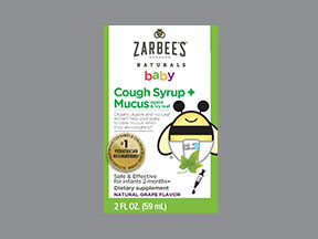 Zarbees Cgh/Mucus Agv/Ivy Baby Bottle — prescription drug image