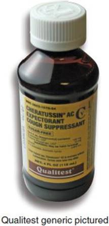 Guaifenesin-Codeine Bottle — prescription drug image