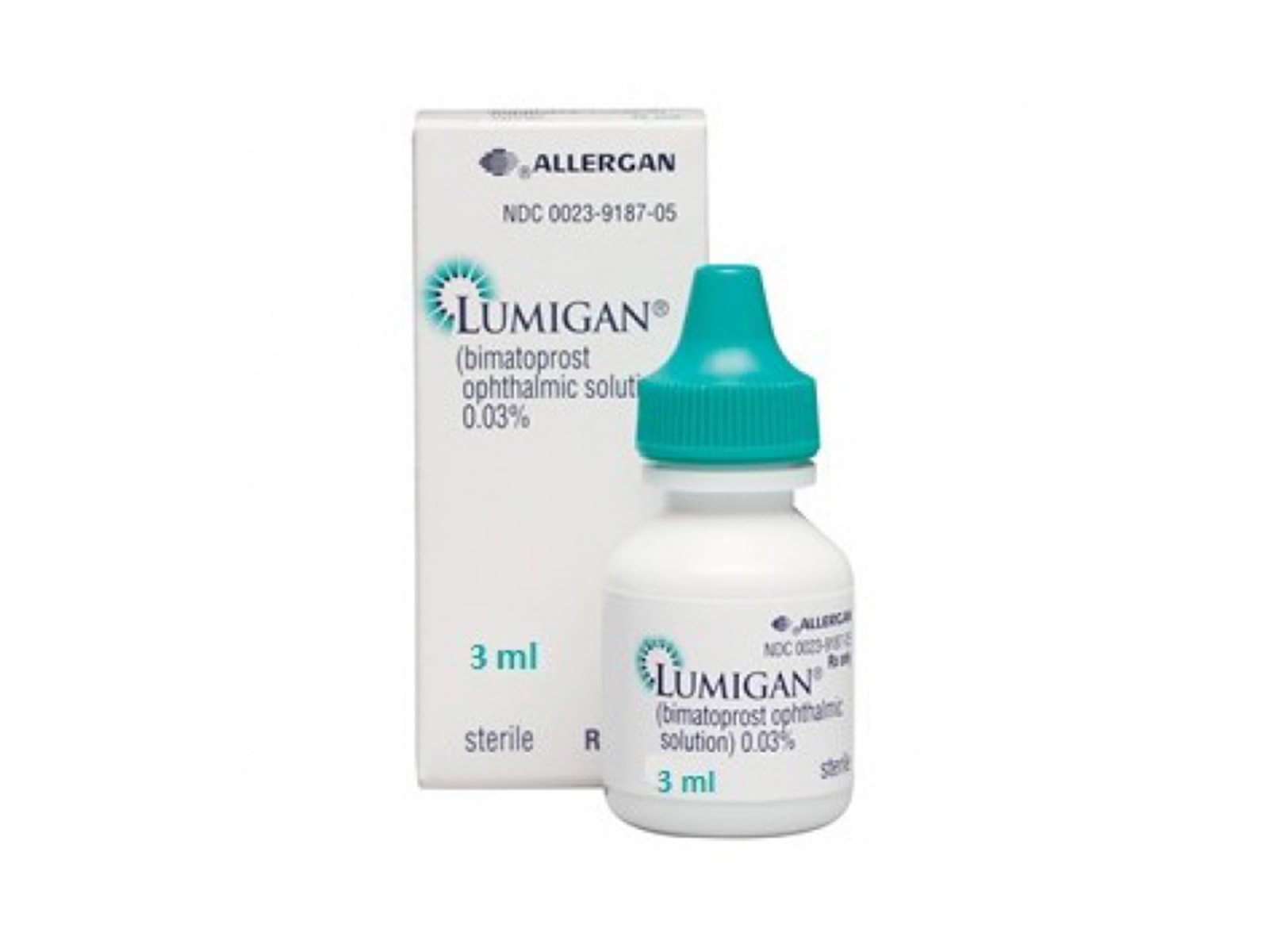 Lumigan Bottle — prescription drug image