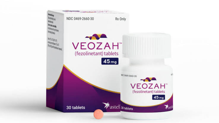 Veozah Tablet — prescription drug image